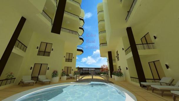 New residential building with a swimming pool in Hurgada